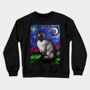 Siamese Night Crewneck Sweatshirt